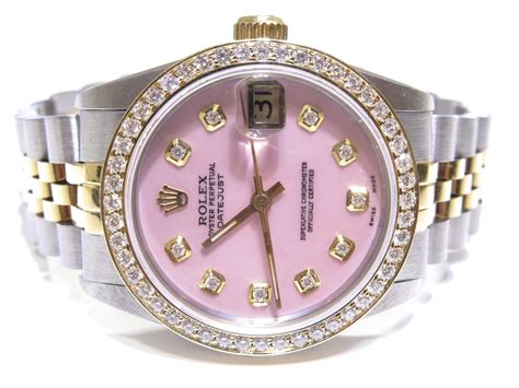 rolex with pink|pink rolex watches for women.